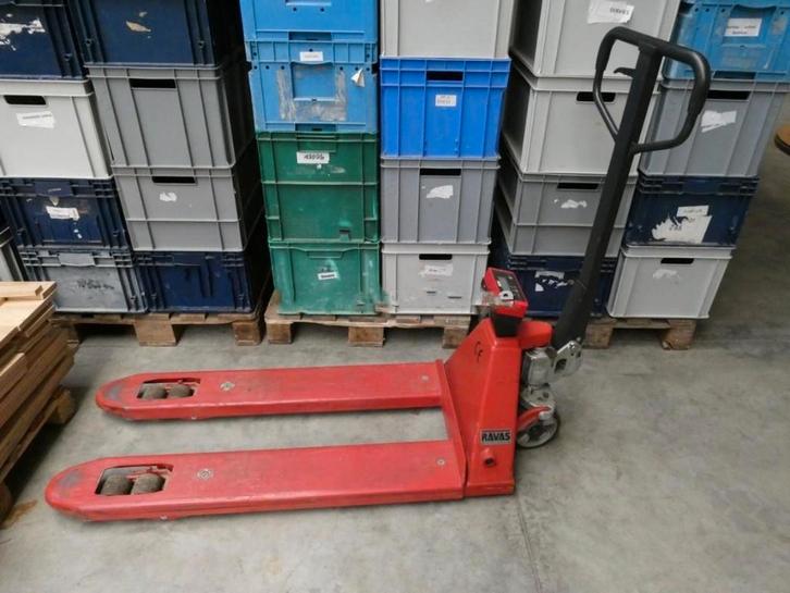 Transpalette Peseur Ravas 1100 rouge, Bricolage & Construction, Transpalettes, Comme neuf, Enlèvement