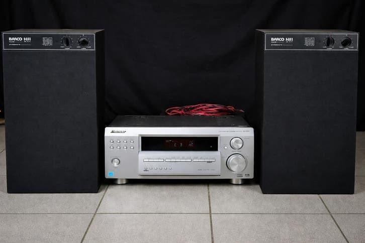 Pioneer vsxd514. Récepteur. 2 haut-parleurs DVD et Bluetooth, TV, Hi-fi & Vidéo, Enlèvement, Pioneer