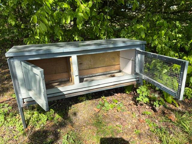 Konijnenkooi, occasion, Dieren en Toebehoren, Knaagdieren en Konijnen | Hokken en Kooien, Kooi, Gebruikt, Konijn, 75 tot 110 cm