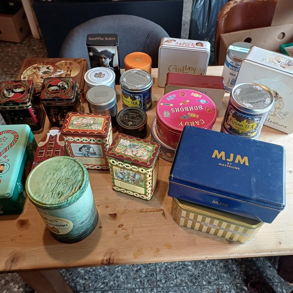 Blikken dozen, Verzamelen, Ophalen