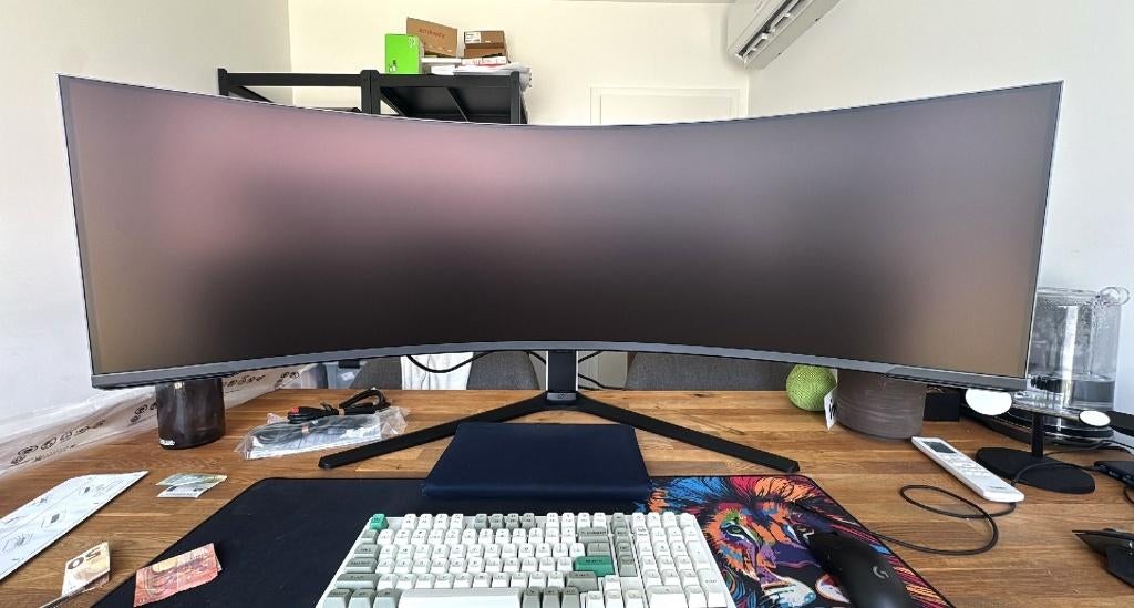 Samsung Odyssey Neo G9 57" Dual UHD 240Hz, Computers en Software, Monitoren, Zo goed als nieuw, Samsung, Overige resoluties, 201 Hz of meer