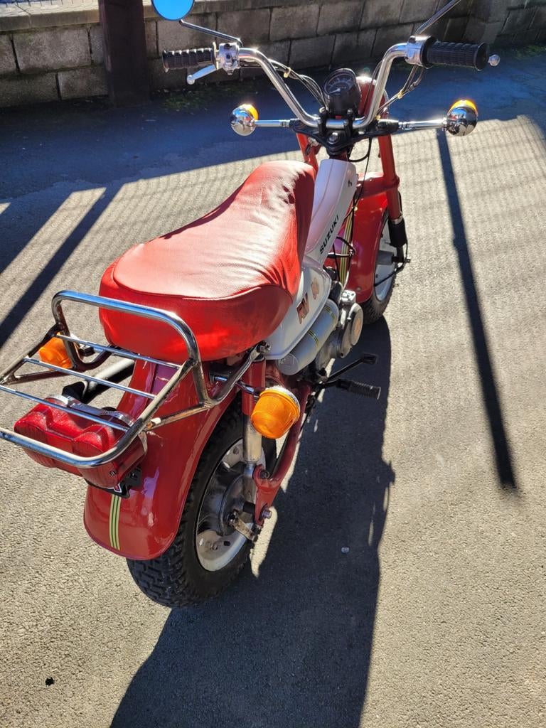 Suzuki RV 50 jaar 1974, Ophalen