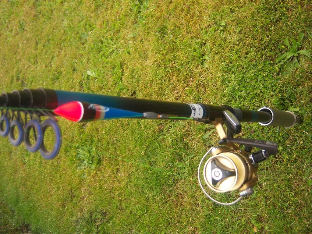 hengels vis klaar, Enlèvement, Comme neuf, Canne à pêche complète