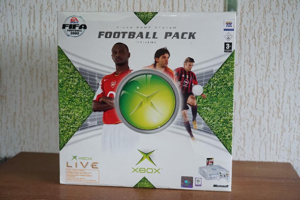 Crystal Xbox console Football pack, Consoles de jeu & Jeux vidéo, Consoles de jeu | Xbox Original, Enlèvement, Utilisé, Avec 1 manette