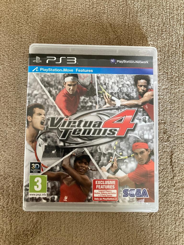 Virtua Tennis 4 Playstation 3, Games en Spelcomputers, Games | Sony PlayStation 3, Ophalen of Verzenden, Zo goed als nieuw, Sport