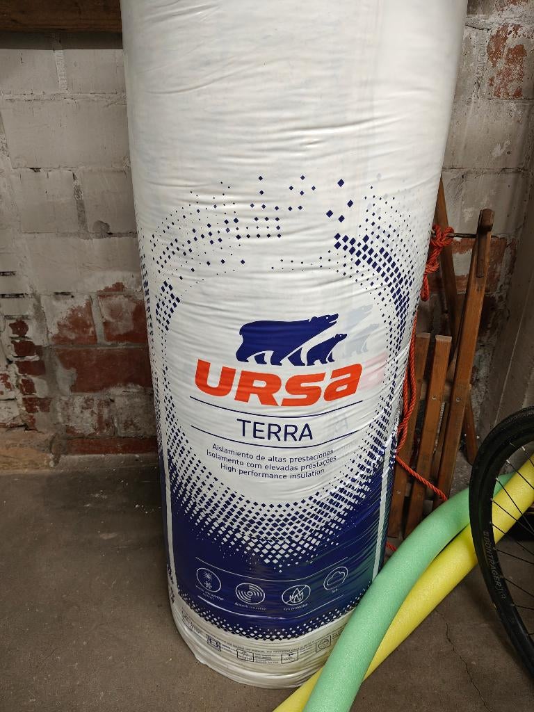 Glaswol ursa 80mm, Doe-het-zelf en Bouw, Isolatie en Afdichting, Nieuw, 5 tot 10 m², 8 tot 12 cm, Glaswol