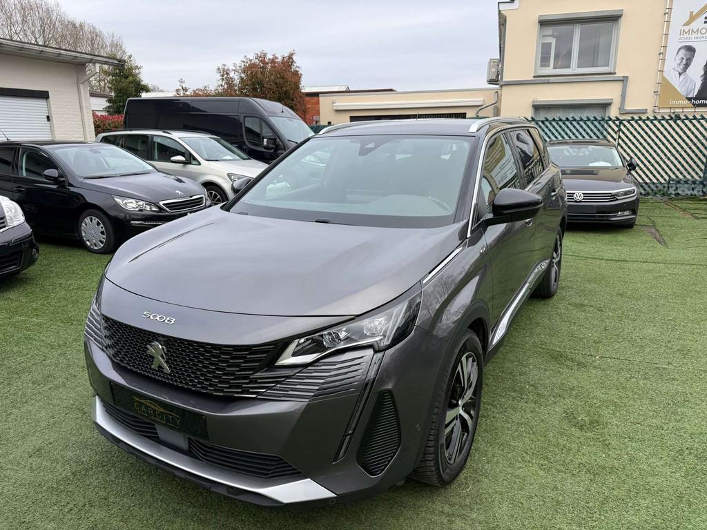 Peugeot 5008 1.5 BlueHDi GT Line°7PL°LEDER°CAMERA°EURO 6, Auto's, Peugeot, Bedrijf, Te koop, 360° camera, ABS, Adaptive Cruise Control