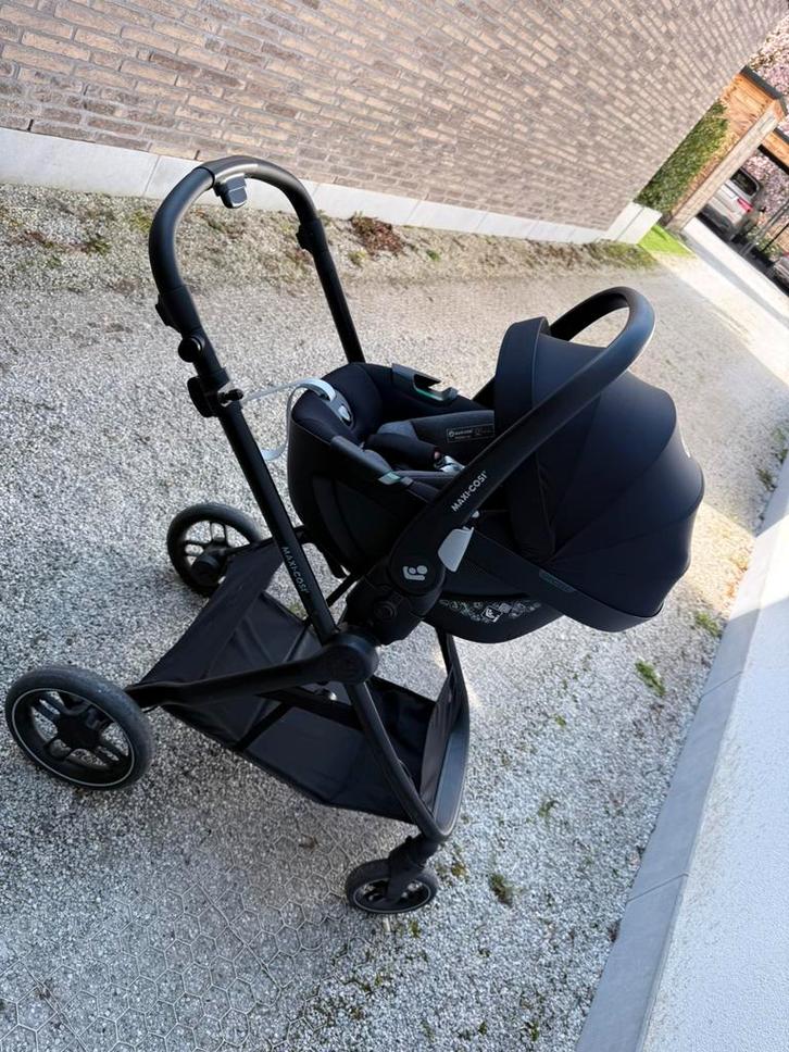 Complete Maxi-Cosi Zelia 3-in-1 Set – Incl. EasyFix 360•, Kinderen en Baby's, Buggy's, Zo goed als nieuw, Maxi-Cosi, Regenhoes
