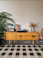 Vintage sixties dressoir | platenspeler meubel | kast, 25 à 50 cm, Moins de 100 cm, Vintage, 100 à 150 cm