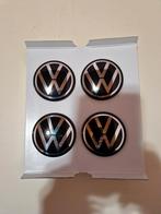 Originele VW naafafdekkingsset voor lichtmetalen velgen van, Auto diversen, Wieldoppen, Ophalen of Verzenden, Zo goed als nieuw