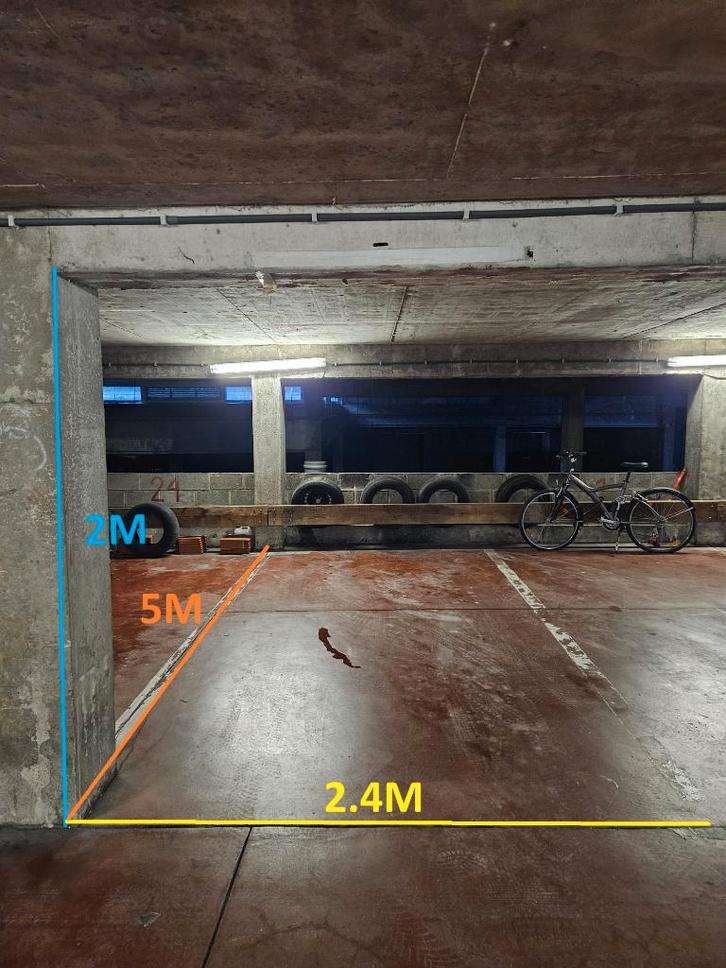 Emplacement de parking sécurisé - Ixelles (Mouterij), Immo, Garages & Places de parking, Bruxelles