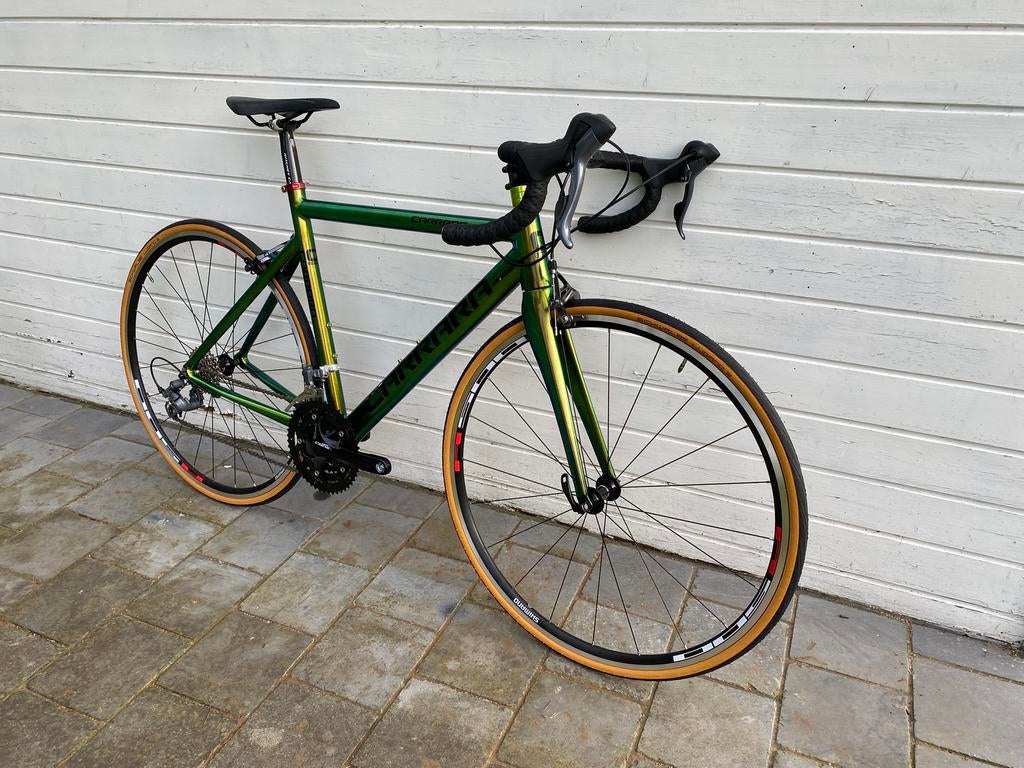 Nieuwe racefiets / kameleon kleur / velgrem, Fietsen en Brommers, Ophalen, Zo goed als nieuw, Carbon