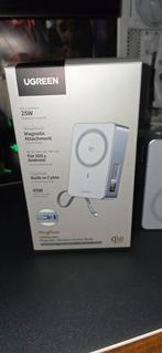 UGREEN MagFlow Qi2 25W Batterie Externe 20000mAh, Enlèvement ou Envoi