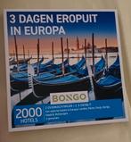 Nieuw Bongobon 3 dagen eropuit in Europa, Tickets en Kaartjes, Twee personen, Cadeaubon, Arrangement, Overige typen