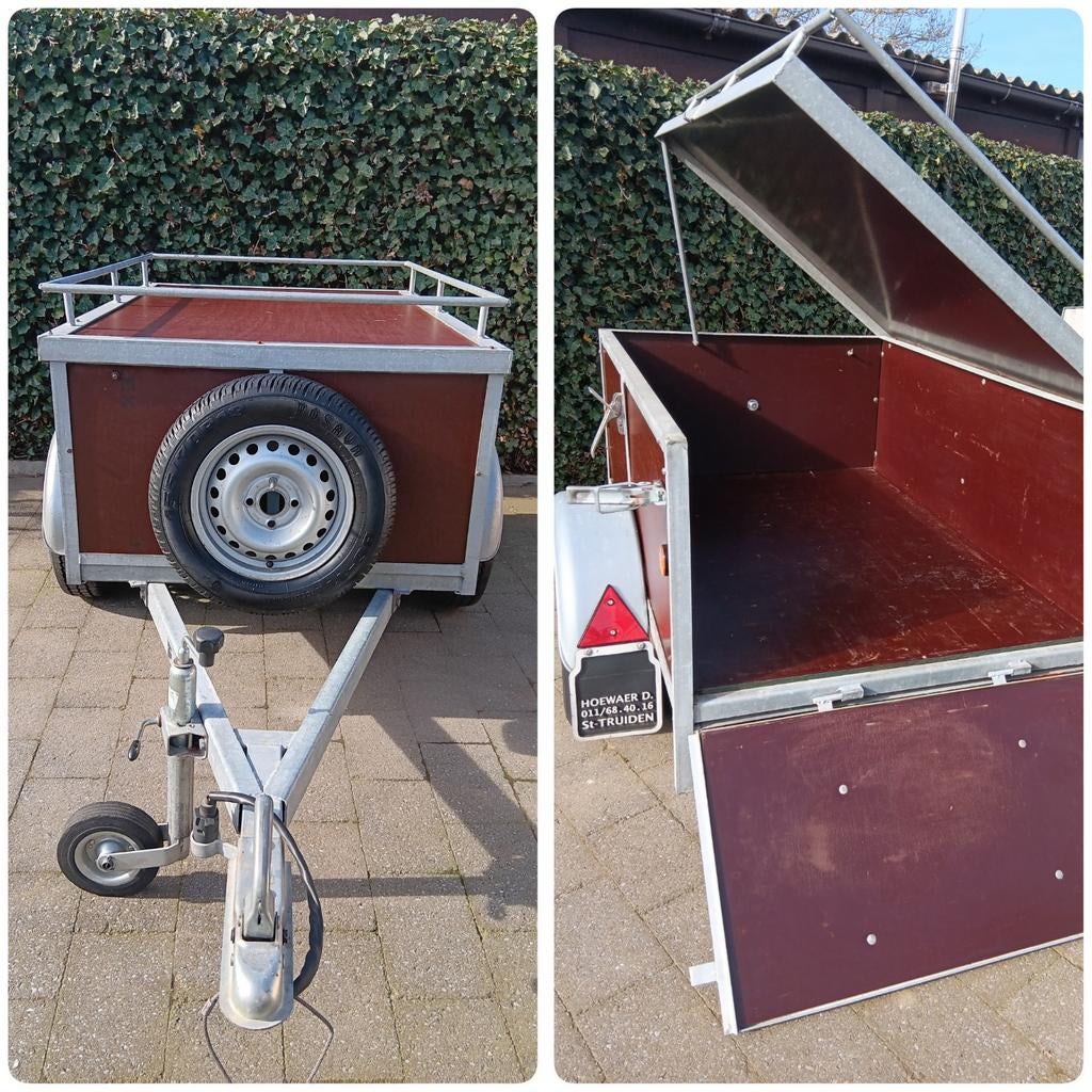 TOP Bagagewagen / aanhangwagen 150cm x 95cm, Auto diversen, Aanhangers en Bagagewagens, Ophalen