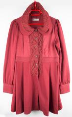 Bordeauxrode vintage-look jurk van Soleil, Soleil, Ophalen of Verzenden, Maat 38/40 (M), Rood