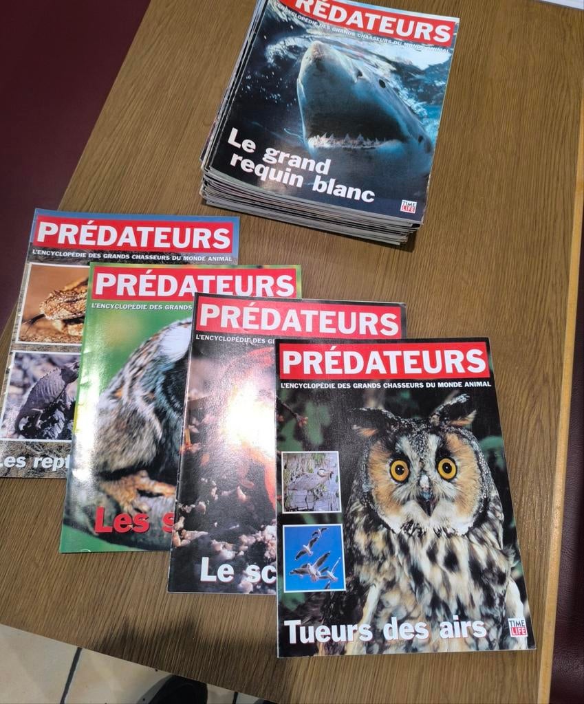 40 livres prédateurs, Livres, Livres d'images & Albums d'images, Enlèvement