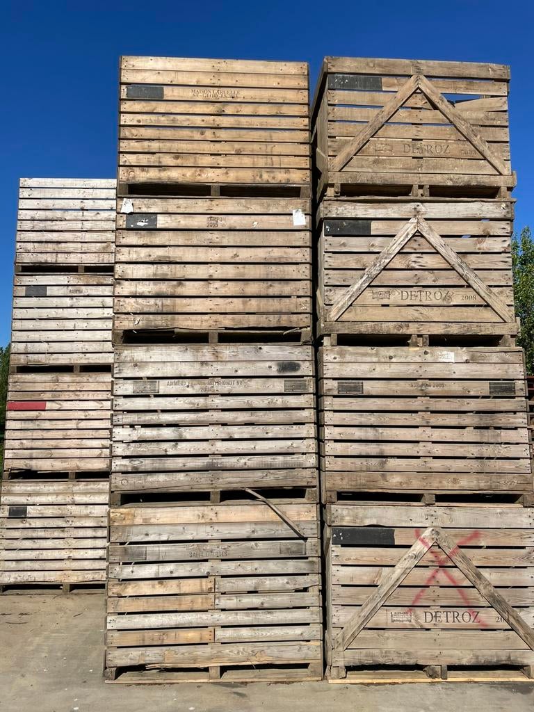 Houten bakken, Ophalen, Zo goed als nieuw