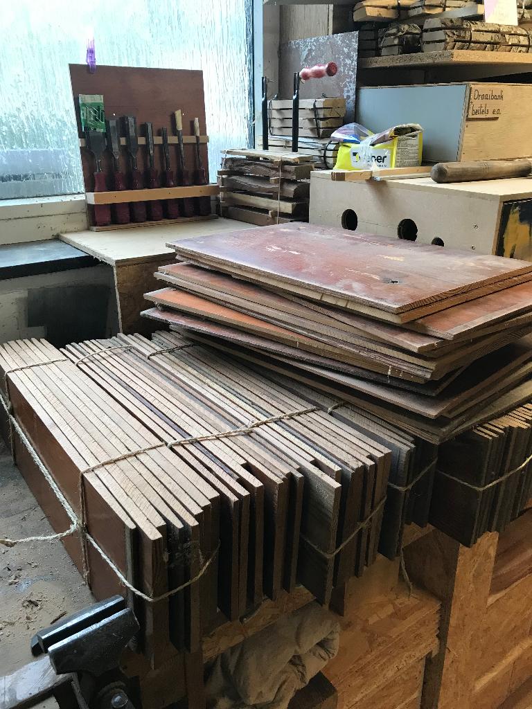 PaneelHout, Bricolage & Construction, Bois & Planches, Planche, 300 cm ou plus, Utilisé, Moins de 25 mm