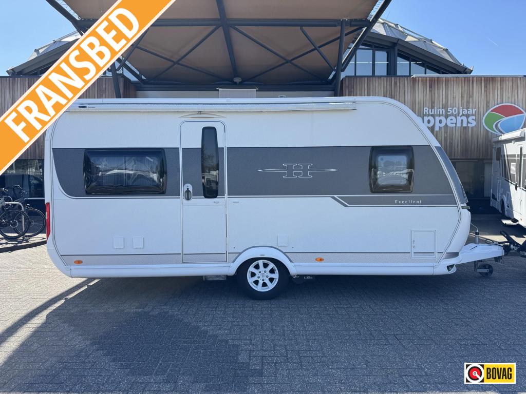 Hobby Excellent 460 UFE, Caravanes & Camping, Caravanes, jusqu'à 4, 1000 - 1250 kg, Banquette en rond, Hobby, Lit dans la longueur