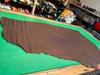 Cognac kleur leer lap 1.3 mm dikte soepel en glad A-159, Enlèvement ou Envoi