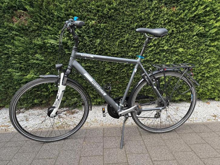 Herenfiets, Fietsen en Brommers, Fietsen | Heren | Herenfietsen, Gebruikt, Overige merken, 57 tot 61 cm, Versnellingen, Ophalen