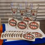 4 oude bierfluiten uit de Elzas Mutzig Pils vintage, Verzenden