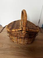 Rotan picknick/mand, Huis en Inrichting, Ophalen, Mand, Zo goed als nieuw, Riet
