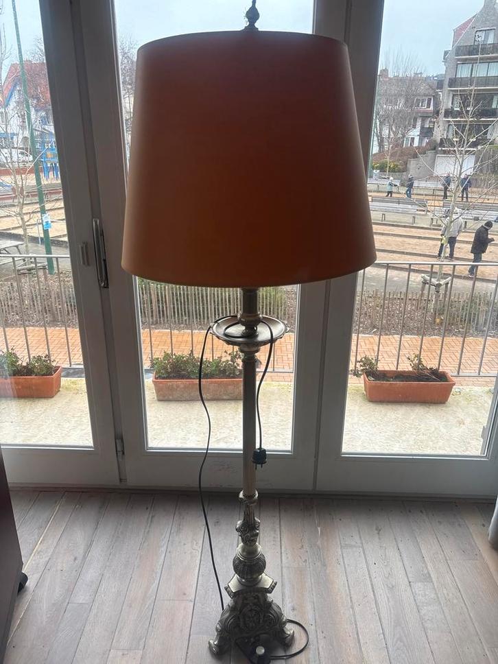 Staande lamp, Huis en Inrichting, Lampen | Vloerlampen, Gebruikt, 150 tot 200 cm, Metaal, Ophalen