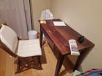 Donkerbruine tafel, Huis en Inrichting, Bureaus, Ophalen, Gebruikt, Bureau