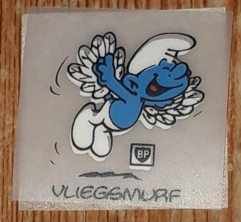 De Smurfen decalco sticker BP 70s Schtroumpfs Peyo, Collections, Personnages de BD, Comme neuf, Image, Affiche ou Autocollant