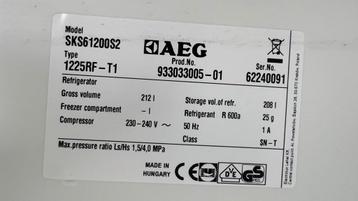 AEG Inbouwkoelkast SKS61200S2 beschikbaar voor biedingen