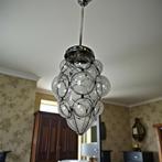 Vintage glazen bubbel lamp / luster / hanglamp, Antiek en Kunst, Ophalen of Verzenden