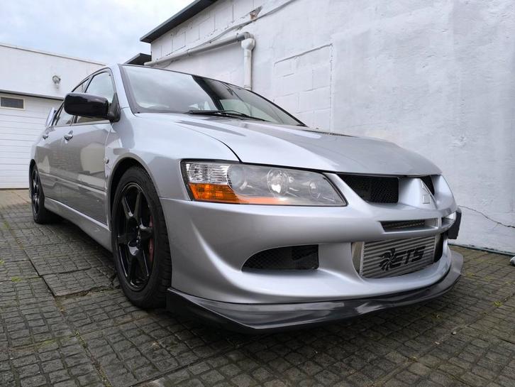 Evo 8 Bouwjaar 2005, Auto's, Mitsubishi, Particulier, Overige modellen, Apple Carplay, Benzine, 4 deurs, Handgeschakeld, Zilver of Grijs
