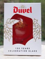 Duvel glas/150 jaar Duvel Moortgat / Doos, Verzamelen, Glas en Drinkglazen, Nieuw, Ophalen of Verzenden, Bierglas