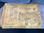 Poster Game of Thrones Western and Essos, Maison & Meubles, Enlèvement, Utilisé, Photo ou Poster