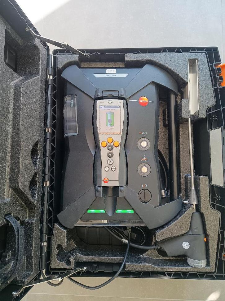 Testo 350 Portable Emission Analyzer - rookgasanalyser, Doe-het-zelf en Bouw, Meetapparatuur, Zo goed als nieuw, Overige meters