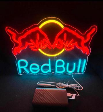 Neon Light Red Bull beschikbaar voor biedingen