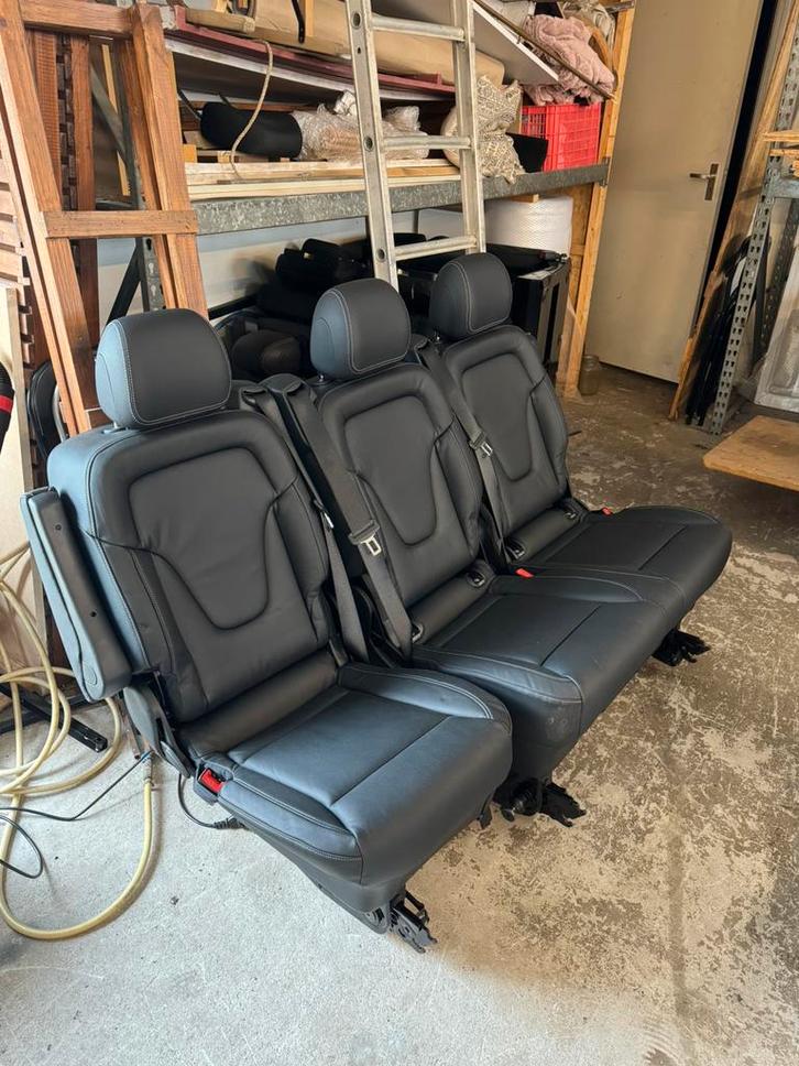 Mercedes Classe V W447 Siège arrière 2+1 — Cuir Lugano, Autos : Pièces & Accessoires, Habitacle & Garnissage, Enlèvement