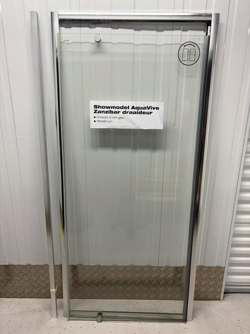 GOEDKOOPSTE Showroom Douchedeur Zanzibar 90x190cm - 5mm glas, Doe-het-zelf en Bouw, Sanitair, Zo goed als nieuw, Ophalen