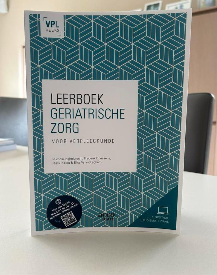 Leerboek ‘Geriatrische Zorg’, Livres, Livres d'étude & Cours, Neuf, Enseignement supérieur professionnel, Bêta, Enlèvement ou Envoi