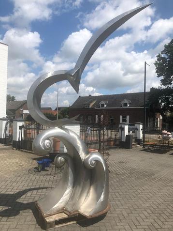 425 cm Gigantisch kunstwerk beeld rvs tuinbeeld Vogel Meeuw beschikbaar voor biedingen