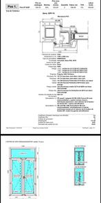 Chassis pvc neuf, Ophalen, Nieuw, Raamkozijn