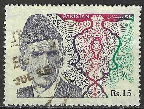 Pakistan 1989 - Yvert 859 - Mohammed Ali Jinnah (ST), Postzegels en Munten, Postzegels | Azië, Gestempeld, Verzenden