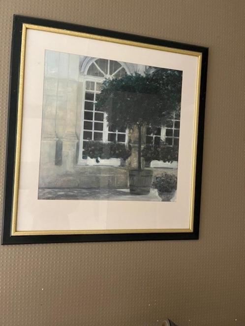2 X DECORATIEVE INGELIJSTE  KADER   IN PROVENCE STIJL-, Huis en Inrichting, Woonaccessoires | Lijsten, Zo goed als nieuw, 75 cm of meer