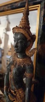Prachtige Aziatische bronzen Balinese danseres naakt, Antiek en Kunst, Ophalen of Verzenden