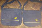 Set van 2 NIEUWE schoudertassen, gratis RyanAir handbagage, Ophalen of Verzenden, Nieuw, Blauw