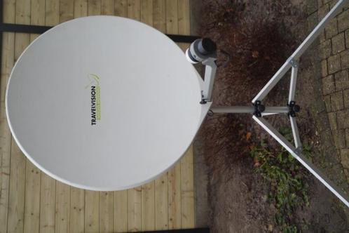 Schotelantenne Travel Vision R7 80, Caravans en Kamperen, Kampeeraccessoires, Zo goed als nieuw, Ophalen