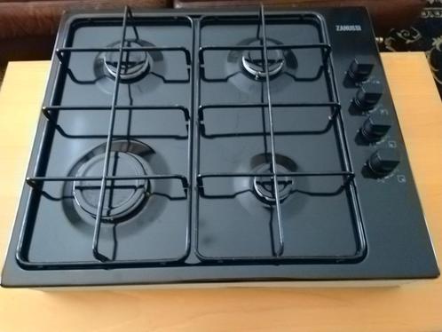 Gasvuur / Gaskookplaat Zanussi - Zo goed als nieuw!!, Huis en Inrichting, Keuken | Keukenelementen, Zo goed als nieuw, Zwart, Ophalen
