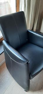 eetkamerstoelen of bureel stoelen, Huis en Inrichting, Ophalen, Zwart, Leer, Zo goed als nieuw